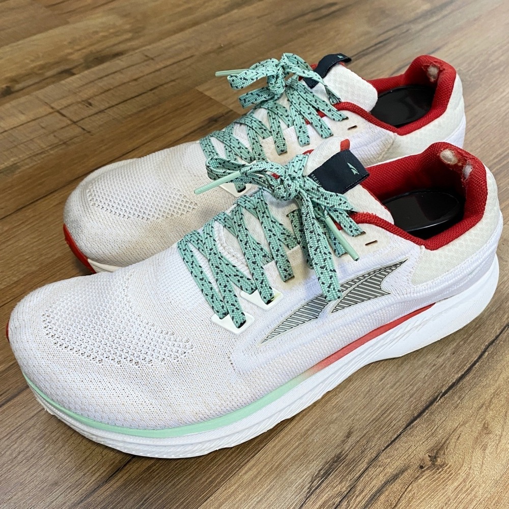 Altra Escalante 3 Womens Running Shoes White Red Mint ALOA7R71110 Size 9
